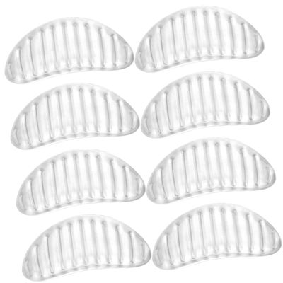 4pairs Transparent Gel Arch Support Insoles of Non-Slip Foot Pads for Cushioned Comfort for Sports and Everyday Use for Men Women