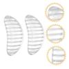 4pairs Transparent Gel Arch Support Insoles of Non-Slip Foot Pads for Cushioned Comfort for Sports and Everyday Use for Men Women view 2