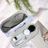 MUDOR 2 in 1 Contact Lens Case, Double Sided Contact Lens Travel Kit Includes Remover Tool with Tweezers,Dual Use Design for Contact Lens case and Glasses case (Scale) view 2