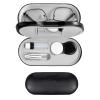 MUDOR 2 in 1 Contact Lens Case, Double Sided Contact Lens Travel Kit Includes Remover Tool with Tweezers,Dual Use Design for Contact Lens case and Glasses case (Black-1) view 1