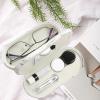 MUDOR 2 in 1 Contact Lens & Glasses Travel Case, Double Sided Kit Includes Remover Tool with Tweezers (Marble White) view 2