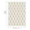 WRAPAHOLIC Wrapping Paper Sheet - 6 Sheets Gold 50th Anniversary Design Folded Flat for Birthday, Party, Baby Showers - 19.7 Inch X 27.5 Inch Per Sheet view 2