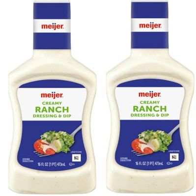 Creamy Ranch Dressing, (Pack Of 2 Bottles) 16 oz