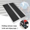 Artudatech 4FT Portable Wheelchair Ramp Non Skid Aluminum Foldable Mobility Scooter Ramp, Portable Wheelchair Ramp view 4