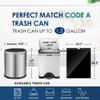 1.3 Gallon 80 Counts Strong Drawstring Trash Bags Garbage Bags by RayPard, 1, 1.2, 1.3 Gal Small Plastic Bags, Trash Can Liners for Home Office Kitchen Bathroom Bedroom, Waste Basket Liners (Black) view 2