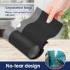 1.3 Gallon 80 Counts Strong Drawstring Trash Bags Garbage Bags by RayPard, 1, 1.2, 1.3 Gal Small Plastic Bags, Trash Can Liners for Home Office Kitchen Bathroom Bedroom, Waste Basket Liners (Black) view 3