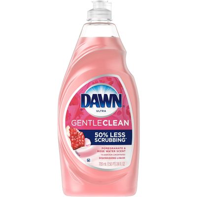 Dawn Gentle Clean Dishwashing Liquid 16.2 oz, Pomegranate & Rose Water Scent (Pack of 3)