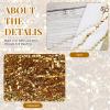 Fulmoon 1 Bag 3 lb/1.35 kg Shredded Paper for Gift Box Crinkle Cut Glitter Shredded Filler Shiny Paper Filler for Gift Wrapping Basket Filling Birthday Wedding Christmas(Gold) view 3