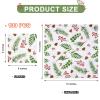 100PCS Greenery Napkins, Berries Holly Mistletoe Paper Napkins Disposable, 3-Ply Christmas Cocktail Beverage Napkins for Xmas Holiday Party Napkins Dinner Kitchen Bathroom Christmas Party Supplies view 2
