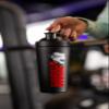 GORILLA WEAR Metal Shaker 740ml - Black | Premium Shaker | Large Capacity | Sleek Design O.S view 2