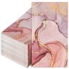 AnyDesign 100 Pack Marble Guest Napkins 3 Ply Disposable Graceful Paper Napkin Pink Gold Marbleized Party Napkin Luxury Dinner Hand Napkin for Home Kitchen Bathroom Table Decor, 13 x 15.7 Inch view 1