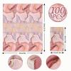AnyDesign 100 Pack Marble Guest Napkins 3 Ply Disposable Graceful Paper Napkin Pink Gold Marbleized Party Napkin Luxury Dinner Hand Napkin for Home Kitchen Bathroom Table Decor, 13 x 15.7 Inch view 2