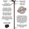 Asterom Handmade Pit Bull Head Cane for Men and Women - Cool Wood Walking Cane for Dog Lovers view 3