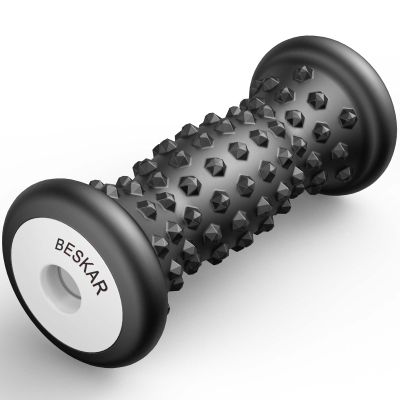 BESKAR Foot Massage Roller for Plantar Fasciitis Relief, Portable Reflexology Tool Pressure Point Massage Rollers, Deep Tissue Massages for Relieving Feet Arch Heel Pain, Myofascial Pain Syndrome