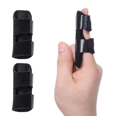2 Pcs Finger Splints,Trigger Finger SplintFinger BraceFinger StraightenerFinger protection and support Fits Index, Middle, & Ring Finger