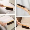 2 Pieces Dust Brush Hand Broom Wooden Bench Brushes with Soft Bristles Counter Brush with Long Wood Handle Household Cleaning Brush for Sofa Bed Fireplace Car view 4