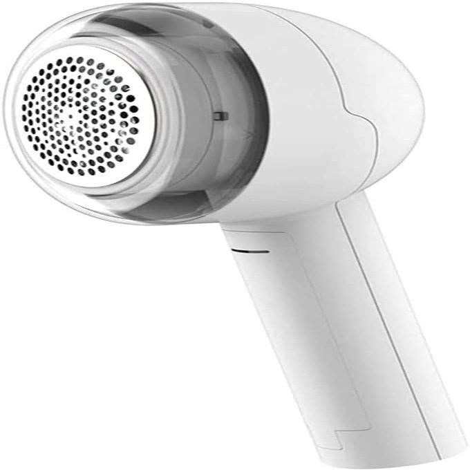 CAFFIA Electric Lint RemoverFabric Shaver with 1 Replaceable 3-Leaf Blades, 8W Powerful Motors Effectively and Quickly Remove Fuzz for Clothes, Sweater, Couch, Blanket, Curtain, Socks, Wool, Cashmere