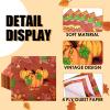 40 Pack Thanksgiving Day Paper Napkins - 13 x 13 Inches Disposable Pumpkin Serviettes Tableware Luncheon Cocktail Napkin Party Supplies for Autumn Fall-themed Harvest Feast Decorations view 3