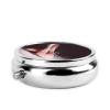 Ballet Shoes Print Round Pill Box 3 Compartment Medicine Pill Case Portable Pill Container for Daily Medicine Supplement Vitamin view 3