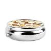 A Brood of Chickens Print Round Pill Box 3 Compartment Medicine Pill Case Portable Pill Container for Daily Medicine Supplement Vitamin view 3