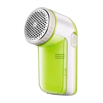 CAFFIA Fabric Shaver Defuzzer, Electric Lint Remover, Rechargeable Sweater Shaver with Replaceable Stainless Steel 2-Leaf Blades, Dual Protection, Removable Bin, Easy Remove Fuzz, Lint, Pills, Bobbles