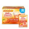 Emergen-C 1000mg Vitamin C Powder for Daily Immune Support Caffeine Free Vitamin C Supplements with Zinc and Manganese, B Vitamins and Electrolytes, Super Orange Flavor - 90 Count/3 Month Supply view 1