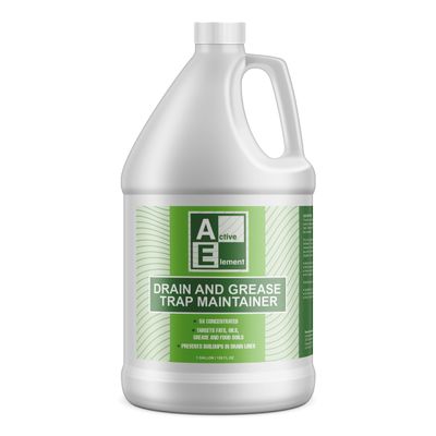 Grease Eater Pro Concentrate 1 Gallon (128 Uses) Enzyme Grease Trap Treatment & Drain Maintainer, Grease Trap Cleaner for Odor Control & FOG Removal, Professional Restaurant Formula