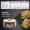 American Tuna Sushi-grade Troll Caught Premium Wild Salmon Fish - Smoked Salmon, MSC Certified, & Hand Processed - 6 oz Cans | Pack of 6 | Delicacy for Health and Flavor Enthusiasts! view 2