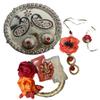 Lumba Rakhi With Thali And Chandan Rice view 1