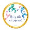 80 Pcs Mermaid Tails Kid's Birthday Candy Party Favors Chocolate Coins - Gold Foil view 2