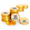 80 Pcs Circus Kid's Birthday Candy Party Favors Chocolate Coins - Gold Foil view 1