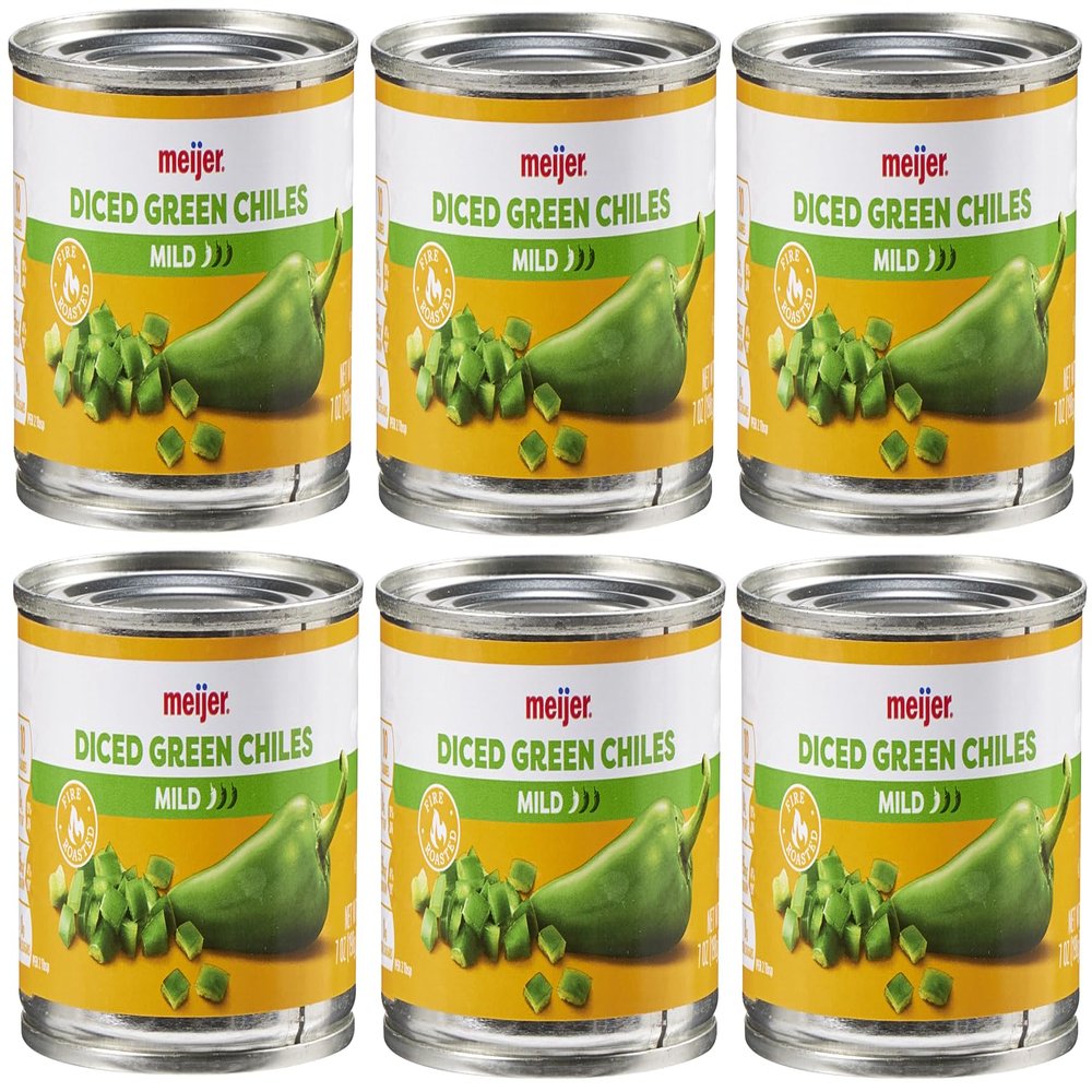 Pack Of 6 Diced Green Chile Mild, 7 oz.