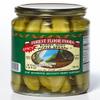 Forest Floor Foods Bloody Mary Pickle Spears, Jalapeno & Garlic-Flavored Pickled Spears, Bloody Mary Garnish, Flavored Snack, 24 oz (1 Pack) view 1