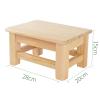 JIAHESHYP Waterproof Bamboo Shower Bench, Shoe Stool, Spa Seat Bath Stool for Bathroom Bathtud Elderly Disabled Seniors Women, Inside Shower Shaving Legs, 3 Sizes (Size : 28 * 20 * 15cm) view 2