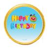 80 Pcs Cooky Melon Kid's Birthday Candy Party Favors Chocolate Coins - Gold Foil view 2