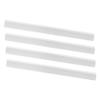 4pcs Dustpan Edge Strip Dustpan Replacement Lip Replacement Edge Insert Strips Sidebar Scrub Finishing Rubber Broom view 1