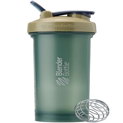 BlenderBottle Classic V2 Shaker Bottle Perfect for Protein Shakes and Pre Workout, 4-Ounce, Full Color Tan
