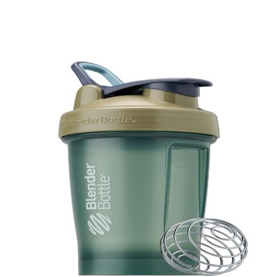 BlenderBottle Classic V2 Shaker Bottle Perfect for Protein Shakes and Pre Workout, 20oz, Full Color Tan