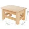 JIAHESHYP Waterproof Bamboo Shower Bench, Shoe Stool, Spa Seat Bath Stool for Bathroom Bathtud Elderly Disabled Seniors Women, Inside Shower Shaving Legs, 3 Sizes (Size : 28 * 20 * 20cm) view 2