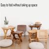 JIAHESHYP Bamboo Shower Bench, 2-Tier Spa Seat Bath Stool for Bathroom/Elderly/Disabled Seniors/Women, Inside Shower Shaving Legs, Waterproof, Non-Slip Foldable (Size : 39.3 * 30 * 43.8cm) view 4