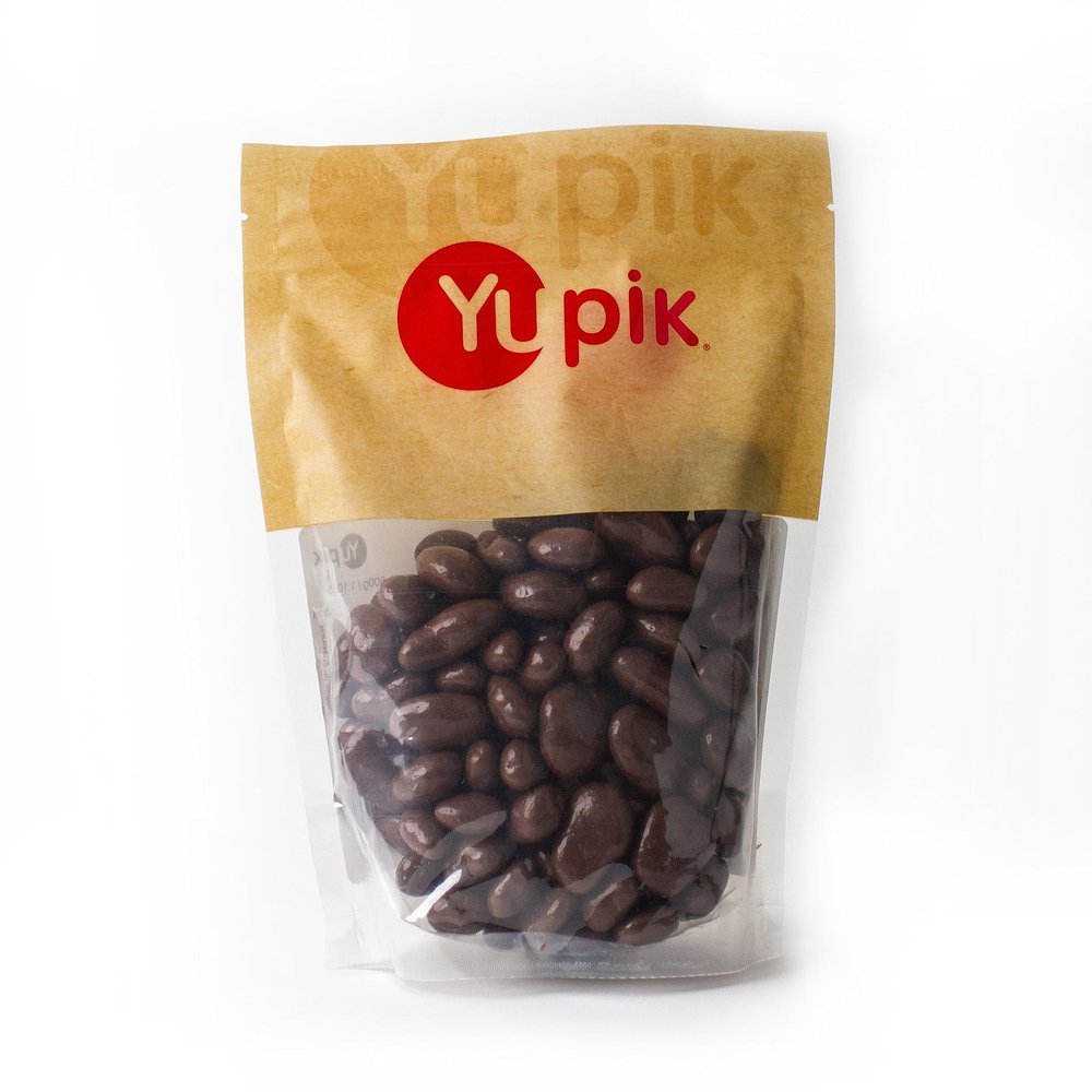 Yupik Milk Chocolate Maple Bourbon Pecans, 1.1 lb (17.6 oz), GMO-Free, Kosher, Roasted Pecans, Coated in Maple Bourbon Syrup & Fine Milk Chocolate, Sweet Snacks, Ideal for Baking, Topping & Gifting