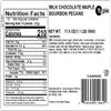 Yupik Milk Chocolate Maple Bourbon Pecans, 1.1 lb (17.6 oz), GMO-Free, Kosher, Roasted Pecans, Coated in Maple Bourbon Syrup & Fine Milk Chocolate, Sweet Snacks, Ideal for Baking, Topping & Gifting view 2