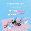 HEAL-CHECK 70 Count Pregnancy Tests with Cups, Bulk Pregnancy Test Strips for Detection at Home, Over 99% Accuracy, Individually Wrapped Fertility Tests, Extra-Wide 5mm HCG Tests, Pruebas De Embarazo view 2
