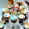 12Pcs Virgo cake topper, Big Virgo Energy/Virgo Season Cake Decor, 12 constellation Virgo August September Birthday Cupcake Decoration, Horoscope Astrology Birthday Party Supplies, Gold Glitter view 3