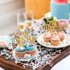 12Pcs Virgo cake topper, Big Virgo Energy/Virgo Season Cake Decor, 12 constellation Virgo August September Birthday Cupcake Decoration, Horoscope Astrology Birthday Party Supplies, Gold Glitter view 4