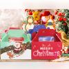 FloraSea 24 PCS 3D Christmas Cookie Gift Boxes with Handles for Holiday Xmas, School Classroom Party Favor Supplies, Candy Treat Cardboard Cookie Boxes, 4 Designs, Christmas Gift Boxes view 4