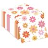 120 PCS Daisy Paper Napkins Groovy Daisy Boho Dinner Napkins Disposable Flower Decorative Party Napkin for Baby Shower Birthday Wedding Seasonal Holiday Party Supplies view 1