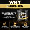 NUQIIT 3in1 GABA Supplements 750mg L-Theanine 200mg & 5-HTP (5-hydroxytryptophan) - Equivalent to 1000mg - Support Brain Health, Concentration, Comfortable Mood - 90 Capsules view 4