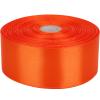 Baocuan 1-1/2 inch Orange Satin Ribbon 50 Yards Solid Fabric Ribbons Roll for Wedding Invitations, Bridal Bouquets, Sewing, Party Decorations, Gift Wrapping and More view 1