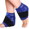 NEWGO Ankle Ice Pack Wrap for Swelling, Ice Pack for Ankle Injuires Reusable Hot Cold Therapy Gel Cold Pack for Sprained Ankles, Achilles Tendonitis - 2Pack view 1